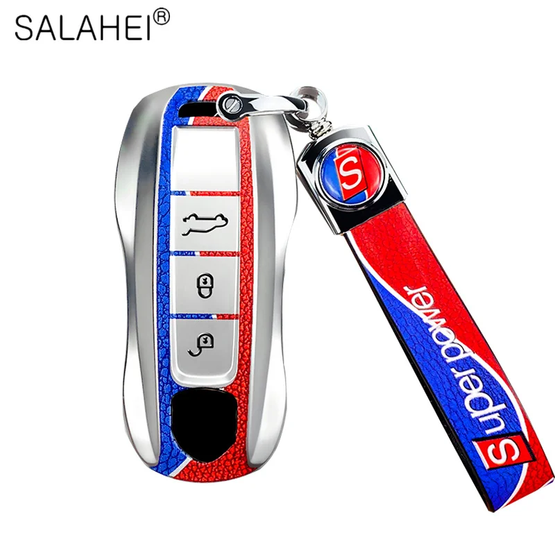 

Multicolor Environmental protection Soft TPU Car Key Holder Cover Remote Case For Porsche Cayenne 911 996 with movement style