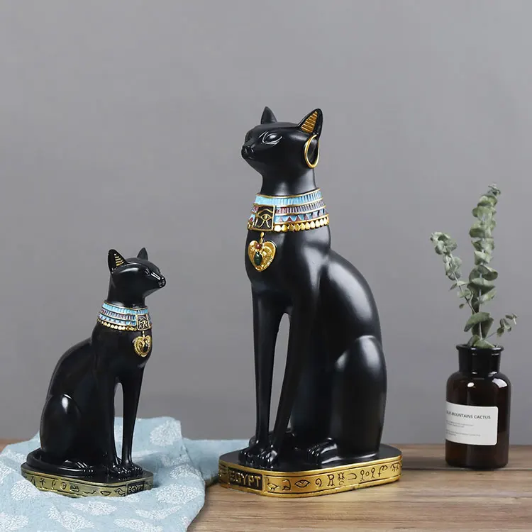 Креативный Древний Египет кошки Бог Искусство Скульптура египетские Баст