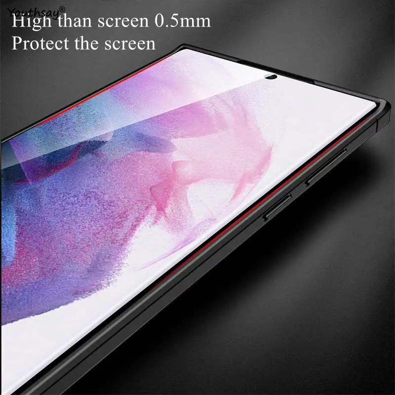 For Samsung Galaxy S22 Ultra Case For Samsung Galaxy S22 Ultra Cover Shockproof TPU Soft Leather Style Phone Coque For S22 Ultra