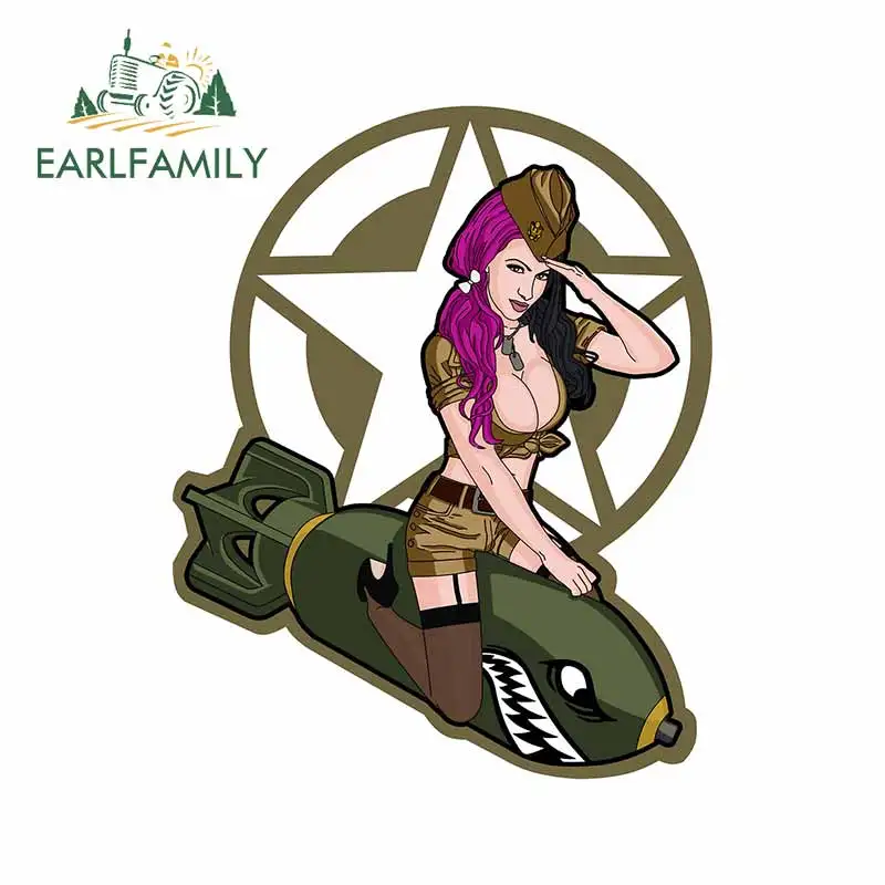 EARLFAMILY 13 см x 10 2 для армейского Панк Сексуальная Женская солдатская окклюзия