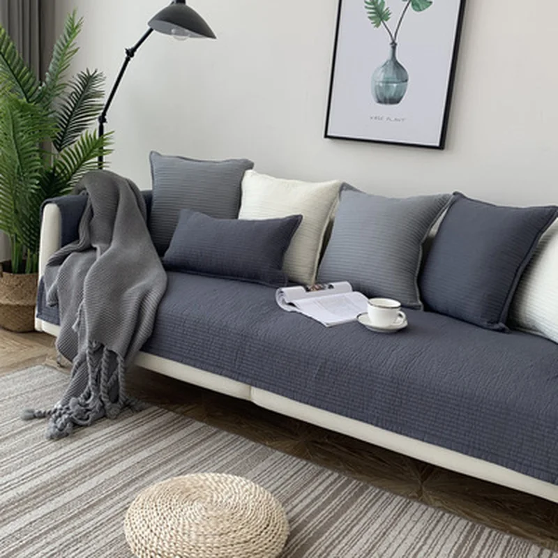 Чехол для диванной подушки из чистого хлопка в скандинавском стиле Всесезонная