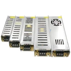 Вход 100-240 в, выход 24 в постоянного тока, от 60 до 360 вт, тонкий драйвер 24 в для ленты, трансформатор освещения, рекламный светодиодный выключатель питания