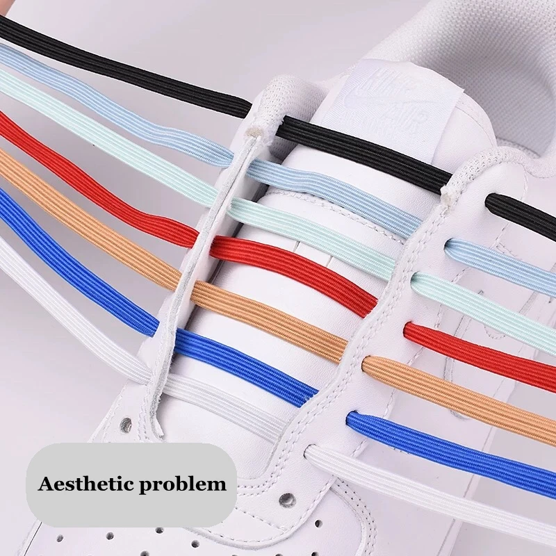 1Pair Magnetic Shoelaces Elastic Quick No Tie Shoe Laces Kids Adult Unisex Locking Shoelace Flat Sneaker Shoe Laces Strings