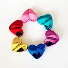 6 шт.лот, 25 мл, стеклянная бутылка для духов в форме сердца, пустые многоразовые стеклянные бутылки с распылителем, оптовая продажа