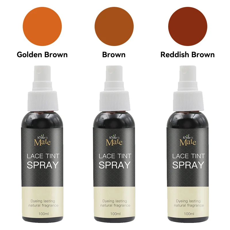 Кружевной оттенок спрей для париков светло-коричневый +клей парика супер клей