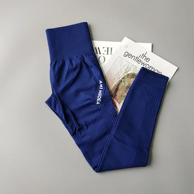Высокая талия спортивные Леггинсы для фитнеса брюки бега йоги эластичные