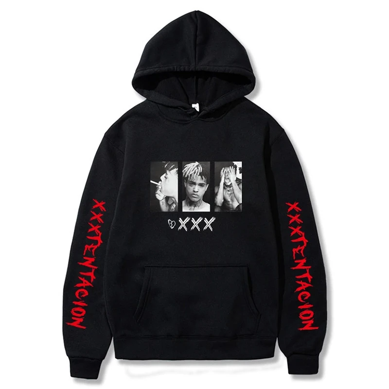 

XXXTentacion Hoodies Sweatshirt Men Women Casual Pullover Streetwear Sudadera Hombre Hip Hop HOODIES Funny Print Hoodies