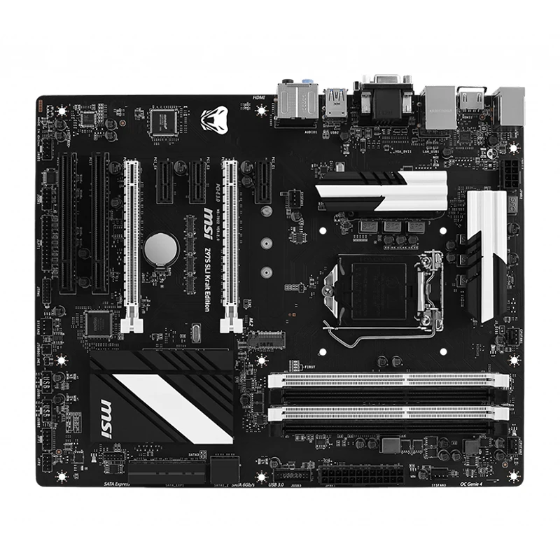 Günstig Z97S SLI KRAIT EDITION Für MSI Intel Z97 LGA 1150 Motherboard DDR3 RAM 32GB M.2 Verwendet PC Motherboard 6 ×PCI-E 3,0 X16 Slot USB 3,0