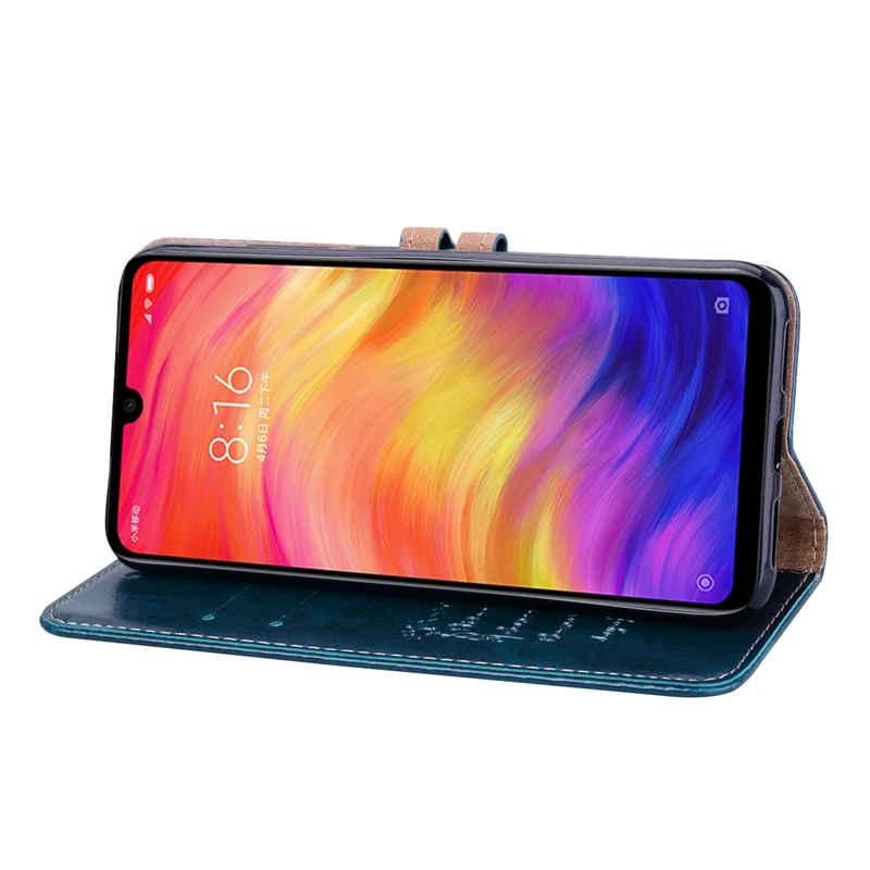 Классический чехол для Xiaomi Redmi 7 7A 8 8A Note 9s 9 6 Pro Max Note7 Note6 6A роскошный кожаный