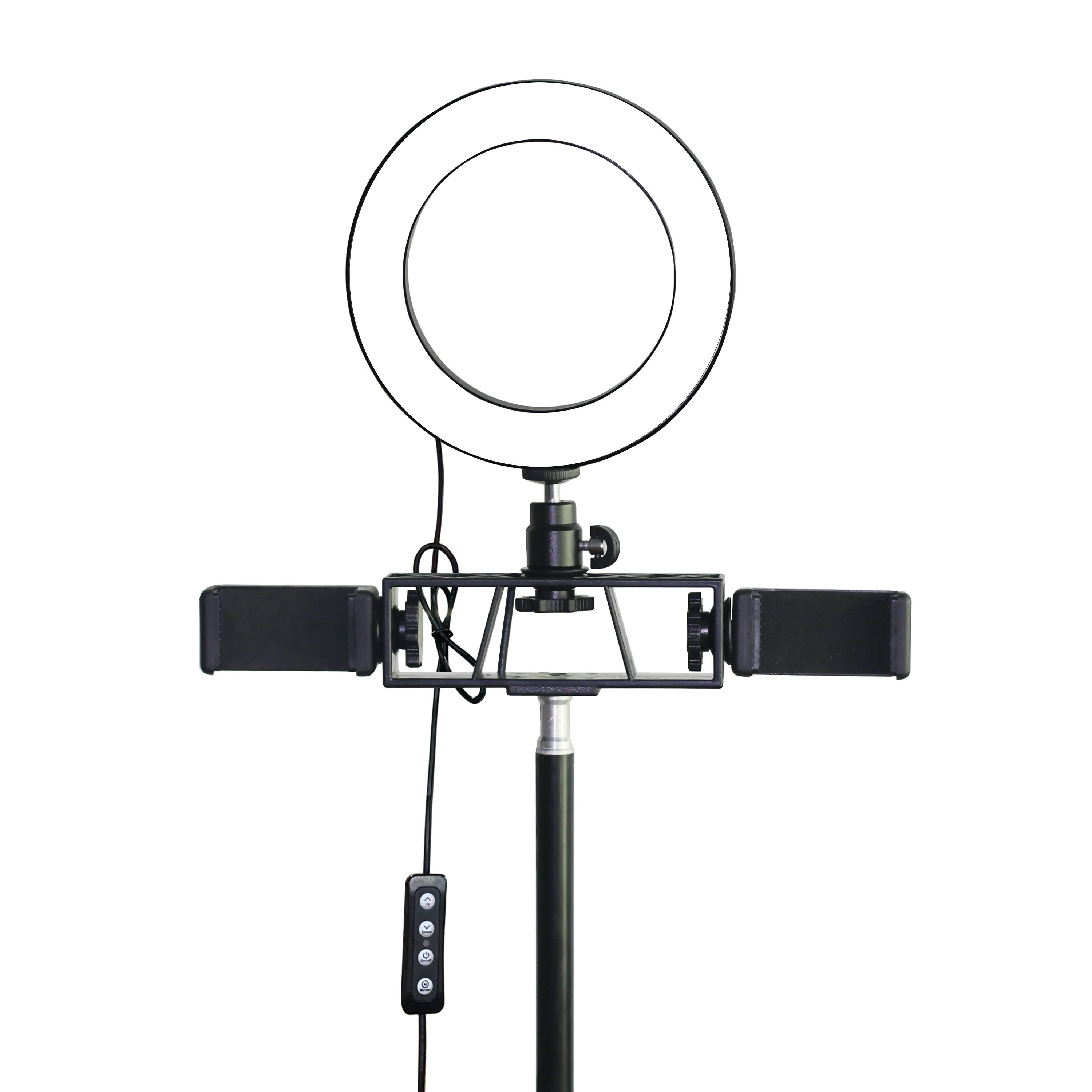 Светодиодный кольцевой светильник для фотосъемки с регулируемой яркостью