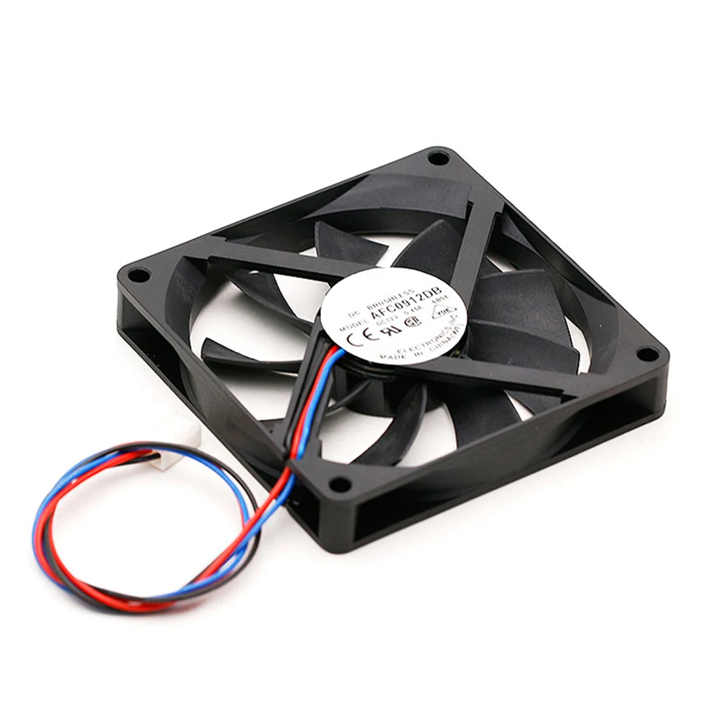 Бесщеточный вентилятор охлаждения с двумя шариками 12 В а для замены ЦП Delta AFC0912DB