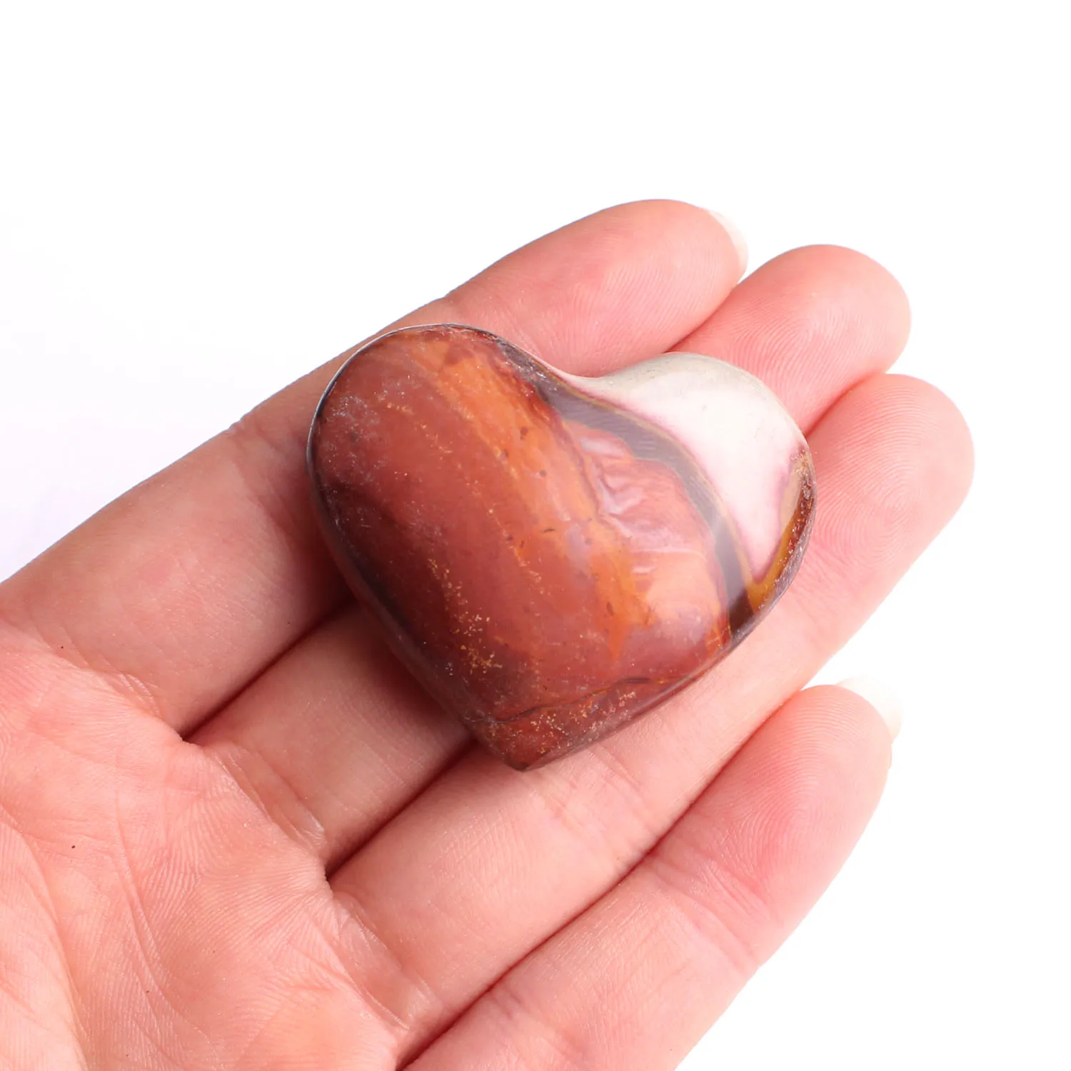 1 шт. натуральное изображение/Искусственная яшма Хрустальная в форме сердца