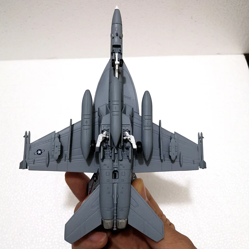 19 см 1/100 масштаб F18 F-18 F/A-18 Boeing Hornet многоцелевой истребитель ВВС США литой Самолет Модель Коллекция подарок
