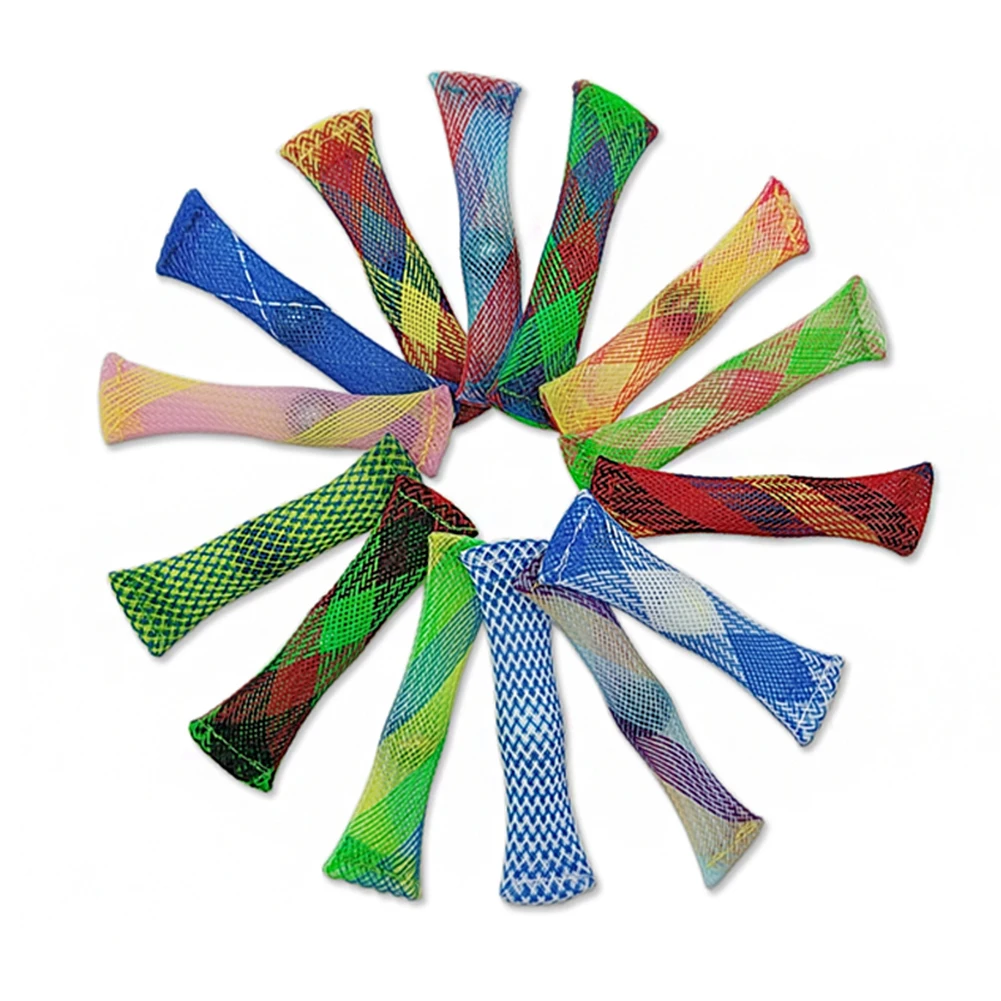 Pelota sensorial para el autismo, juguete para terapia de ansiedad, alivio del estr&eacute;s EDC, malla trenzada, plegado f&aacute;cil con m&aacute;rmol-1