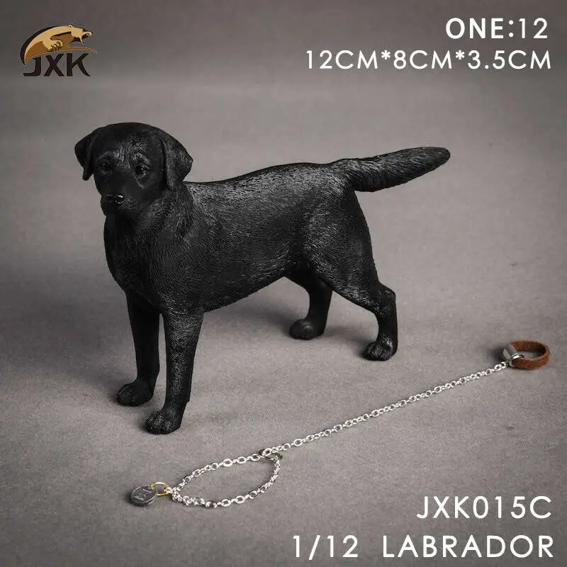 JXK015 C Модель животного JXK JXK014/JXK015 1/12 немецкая овчарка и Лабрадор игрушка для собак F 6 ''фигурка - Цвет: JXK015 C