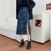 cheap wholesale 2021 spring summer autumn new fashion casual sexy women skirt woman female olfy long skirt fy5395