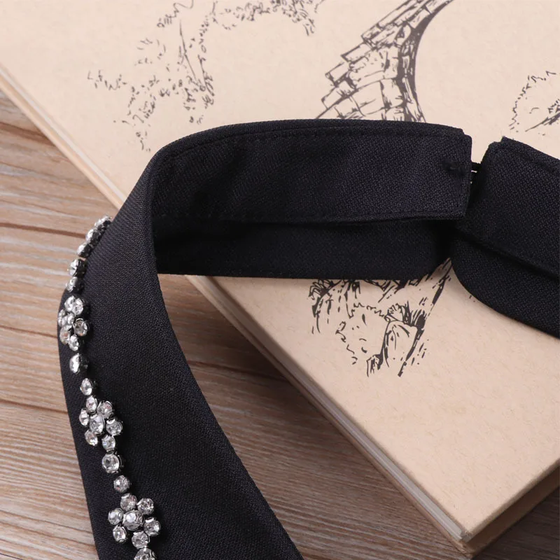 Женская шифоновая рубашка с воротником стойкой кружевная блузка оборками и