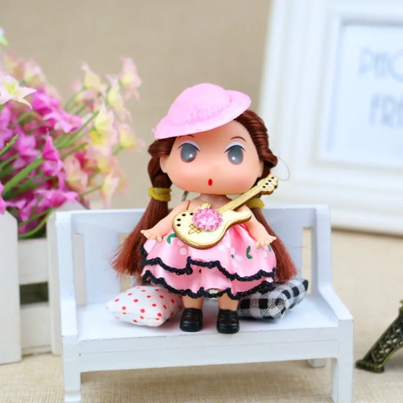 Цепочка для ключей с подвеской детей креативная кукла принцессы невесты гитары