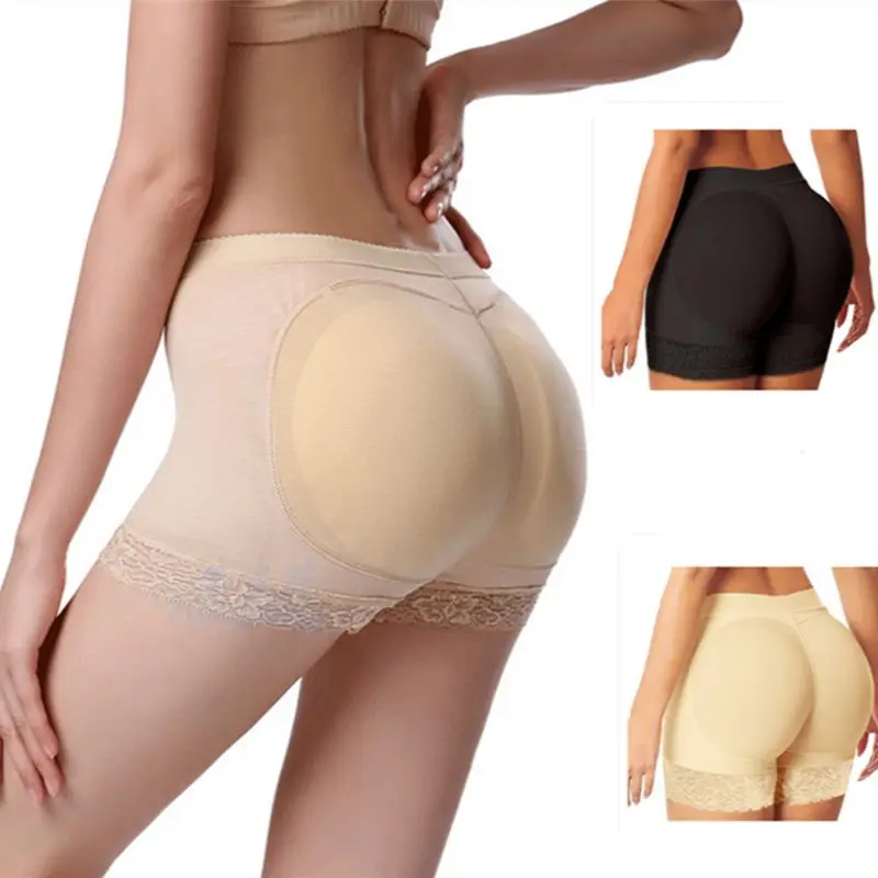 

Women Booty Pads Panty Butt Lifter Control Panties Fake Hip Enhancer Shaper Brief Push Up Underwear Buttocks Padded Shapewear