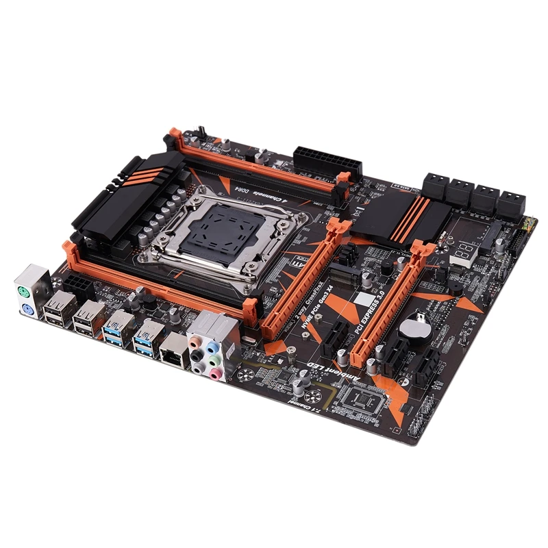 X99 LGA2011 V3 материнская плата DDR4 128G четырехканальный RAM USB3.0 SATA3.0 NVME M.2 для системный