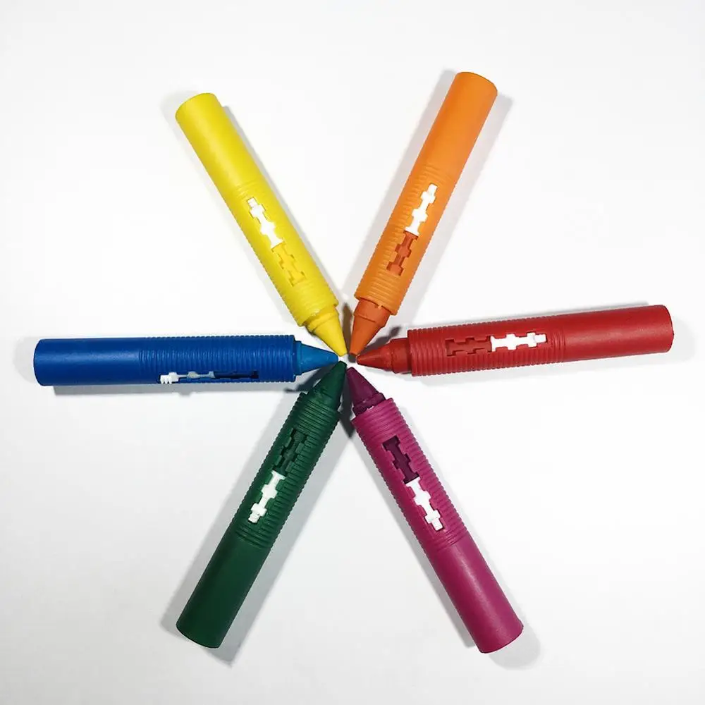 6 шт./компл. ванная комната карандаш стираемая граффити игрушка каракули ручка