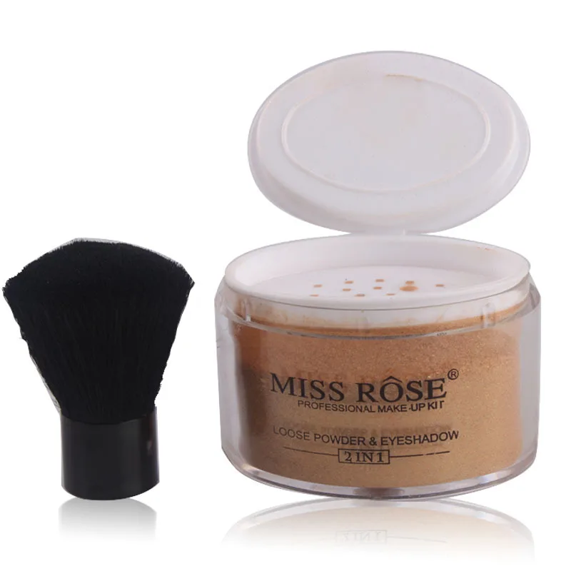 Miss Rose diamond glitter highlighter powder Золотой Серебряный пигмент стойкий водостойкий