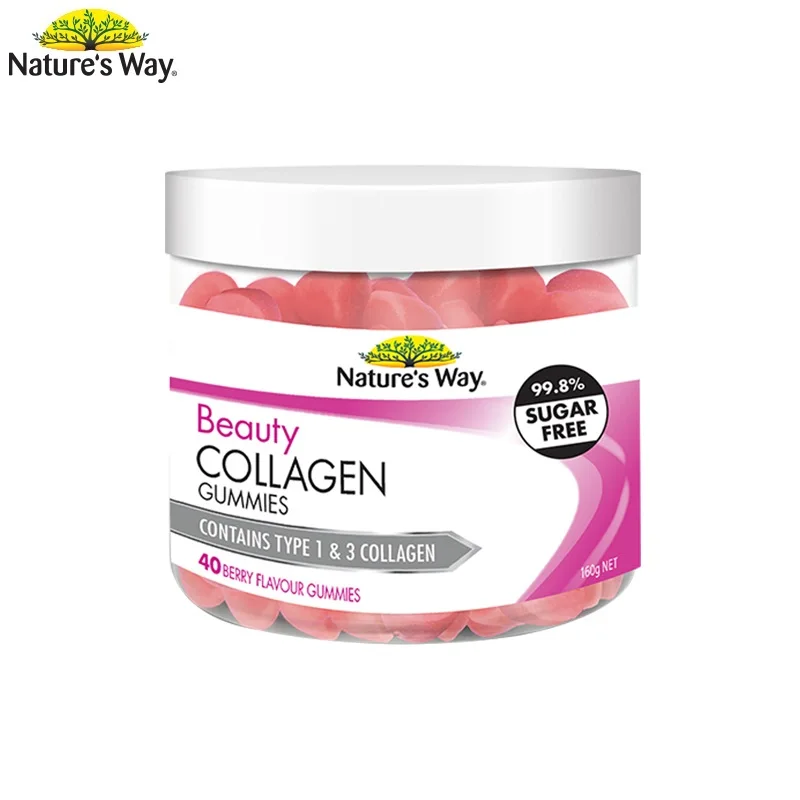 Australia Nature's Way Women BEAUTY Bioactive COLLAGEN GUMMIES Health Supplements for SOFT SMOOTH SUPPLE Skin Nail Hair Vitality