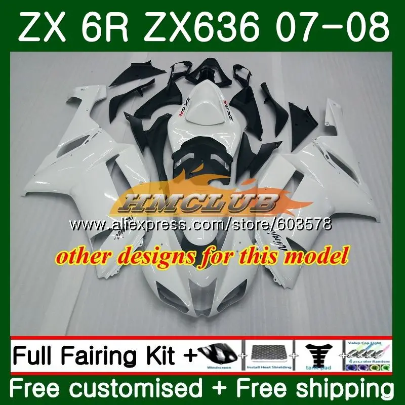 

Body For KAWASAKI NINJA ZX 6R 6 R 600CC ZX636 2007 2008 32CL.0 ZX600 ZX-636 ZX-6R 07 08 ZX 636 ZX6R 07 08 Fairing Factory red
