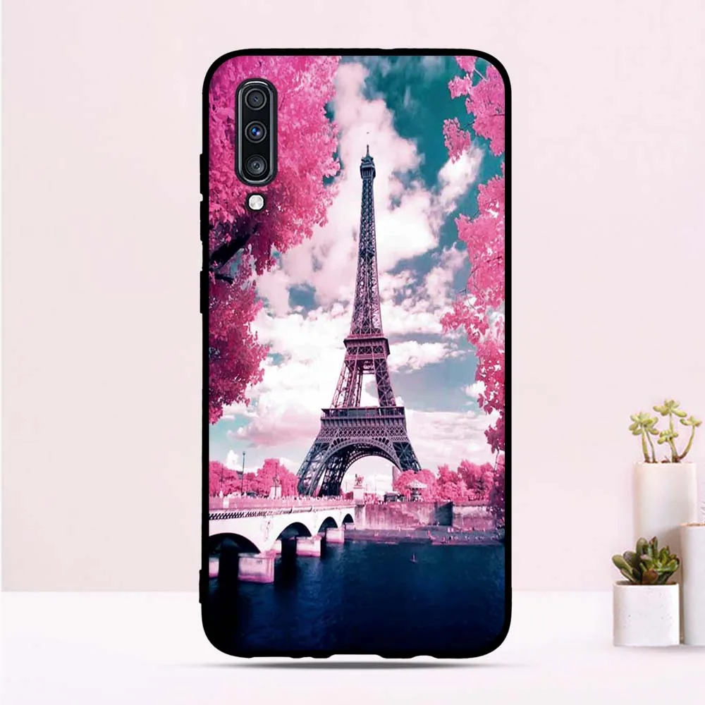 Чехол для Samsung Galaxy A70 силиконовый защитный чехол с принтом A 70 A705 SM-A705F/DS | Мобильные