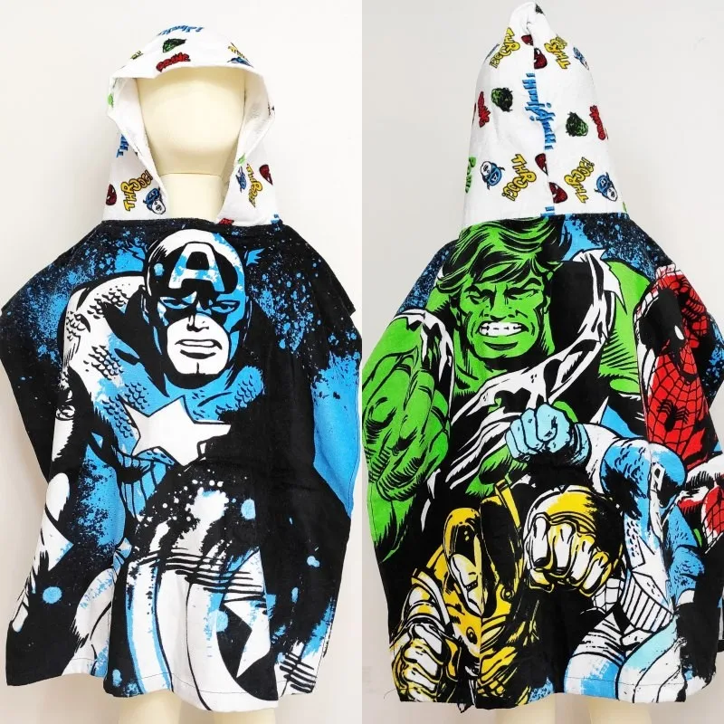 Детское пляжное полотенце из 100% хлопка с капюшоном | Мать и ребенок