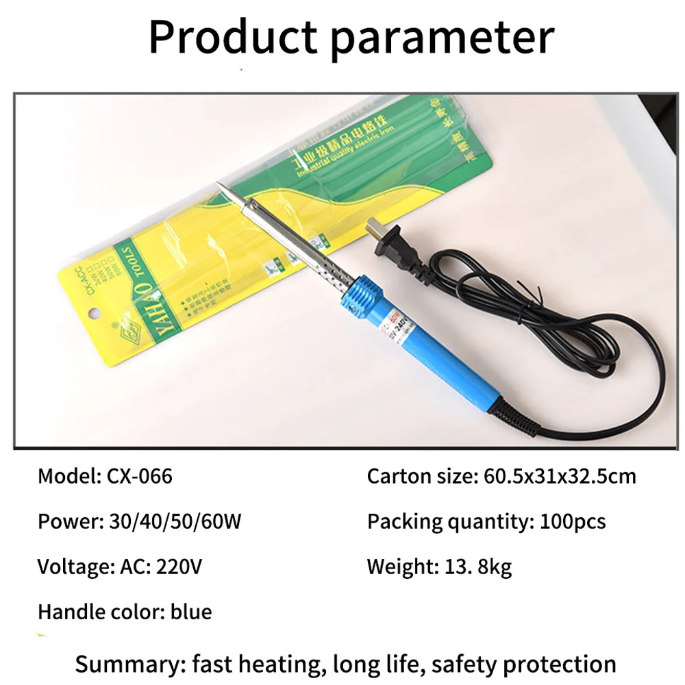 Набор для паяльника 30 Вт-60 Вт Электрический паяльник CX-066 портативный