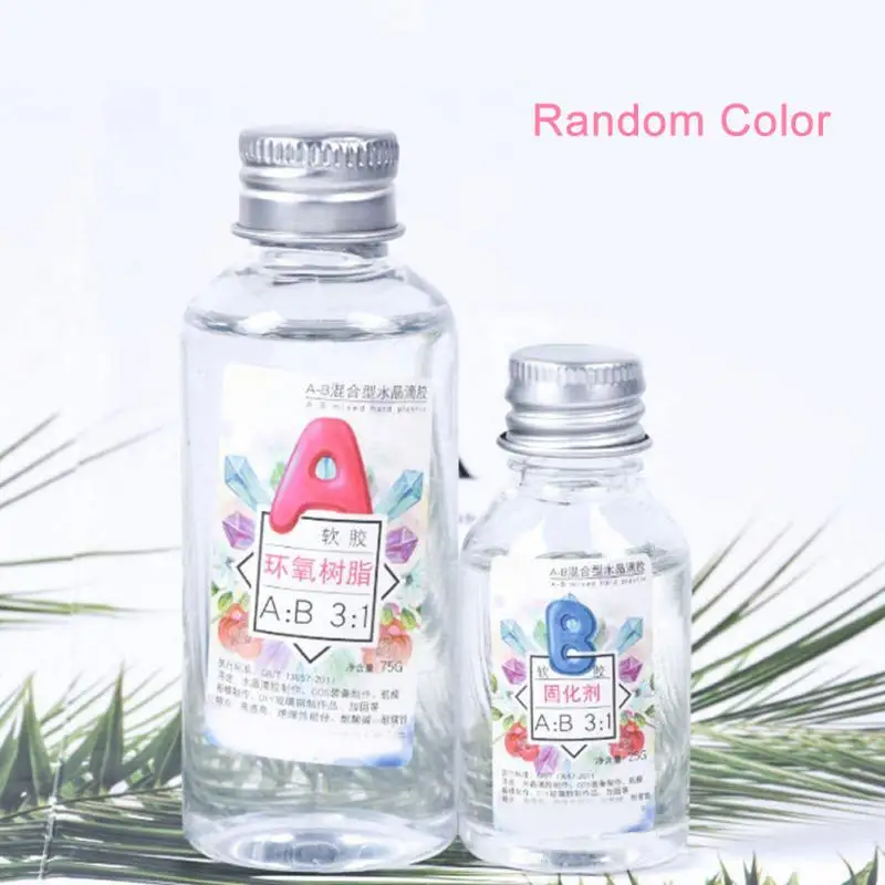 1 Набор художественный высококлейкий кристаллический клей AB смешанный