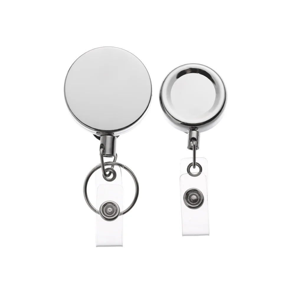 1 шт. выдвижной металлический брелок держатель для карт|Бейджи и аксессуары| |