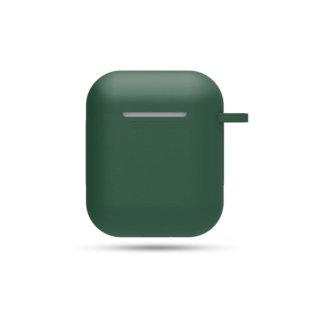 Moss Чехол для наушников для Apple AirPods, чехол, настоящие беспроводные Bluetooth наушники для Air Pods, защитный чехол, аксессуары для AirPod - Цвет: Moss