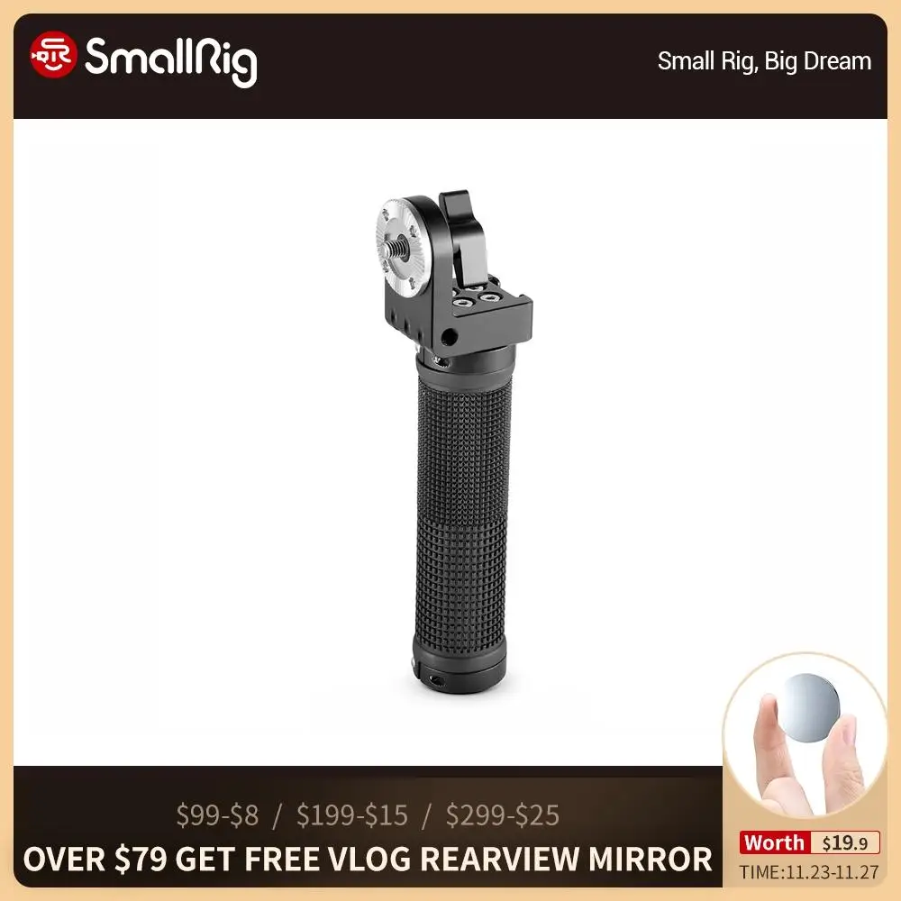 SmallRig Arri Rosette ручка (резина) с розеткой (Диаметр 31 8 мм) и M6 резьбовое монтажное