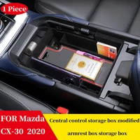 for mazda cx 30 cx30 2020 car abs armrest box storage box control center container organizer container box
