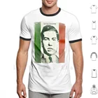 Футболка с принтом итальянского флага, 100% хлопок, Крестный отец, мафия