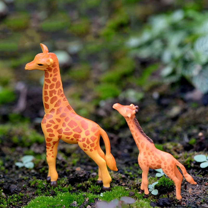 Современный мини Жираф для мамы и ребенка 2 шт. украшение дома аксессуары