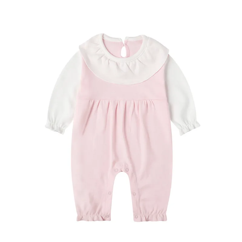 Весенняя одежда для малышей с бабочками Комбинезон принцессы длинными рукавами