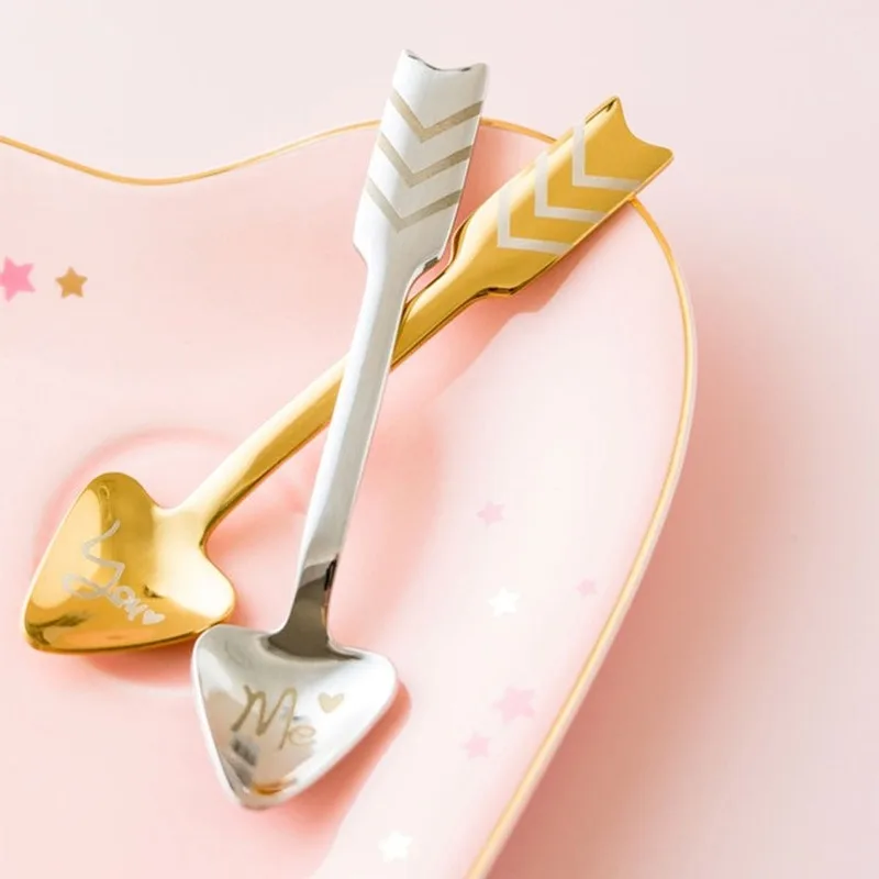 

Creative Royal Crown Love Stainless Steel Dessert Fork Spoon Coffee Small Spoon Fruit Yogurt Soup Spoon