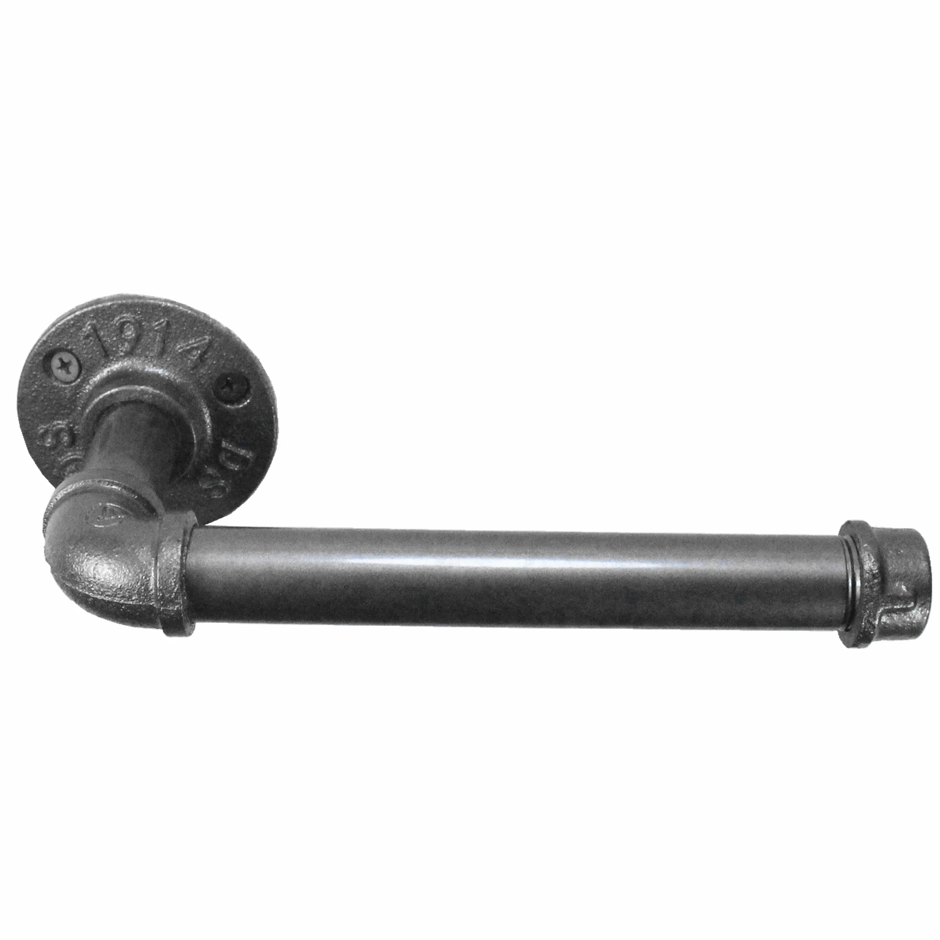 Промышленный Ретро городской деревенский Железный труба настенный держатель