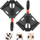 Прямоугольный зажим 90 градусов, 1 шт., одна ручка, угловой зажим из алюминиевого сплава, для деревообработки