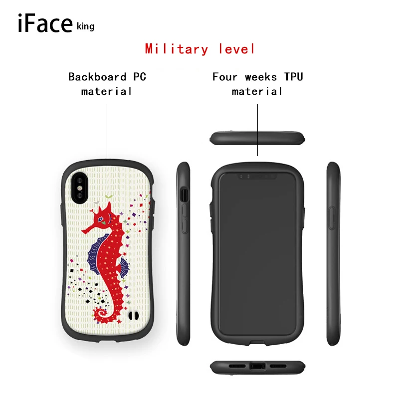 Iface king чехол для телефона hello kitty глянцевый маленький чехол на талию для iphone 7 8 PLUS X S R MAX защитный противоударный чехол для телефона
