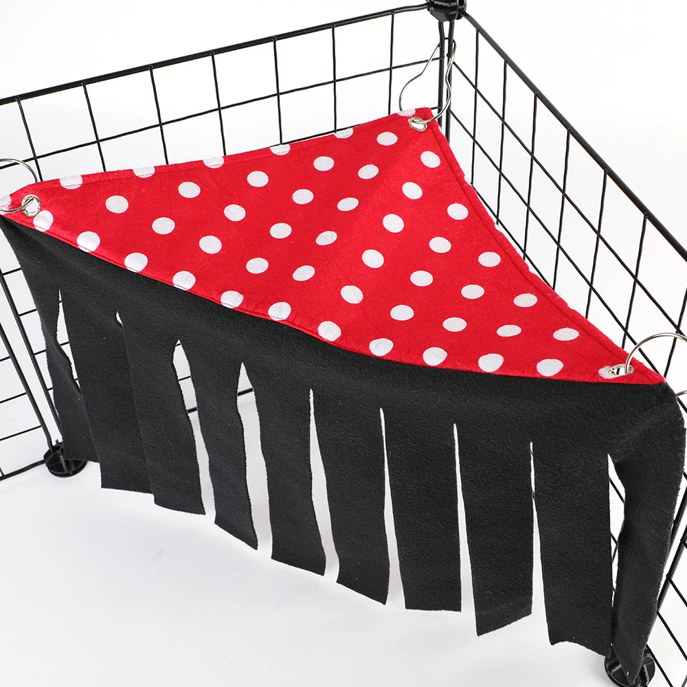 Маленький питомец палаточный гамак кисточка Угловое гнездо с зубьями