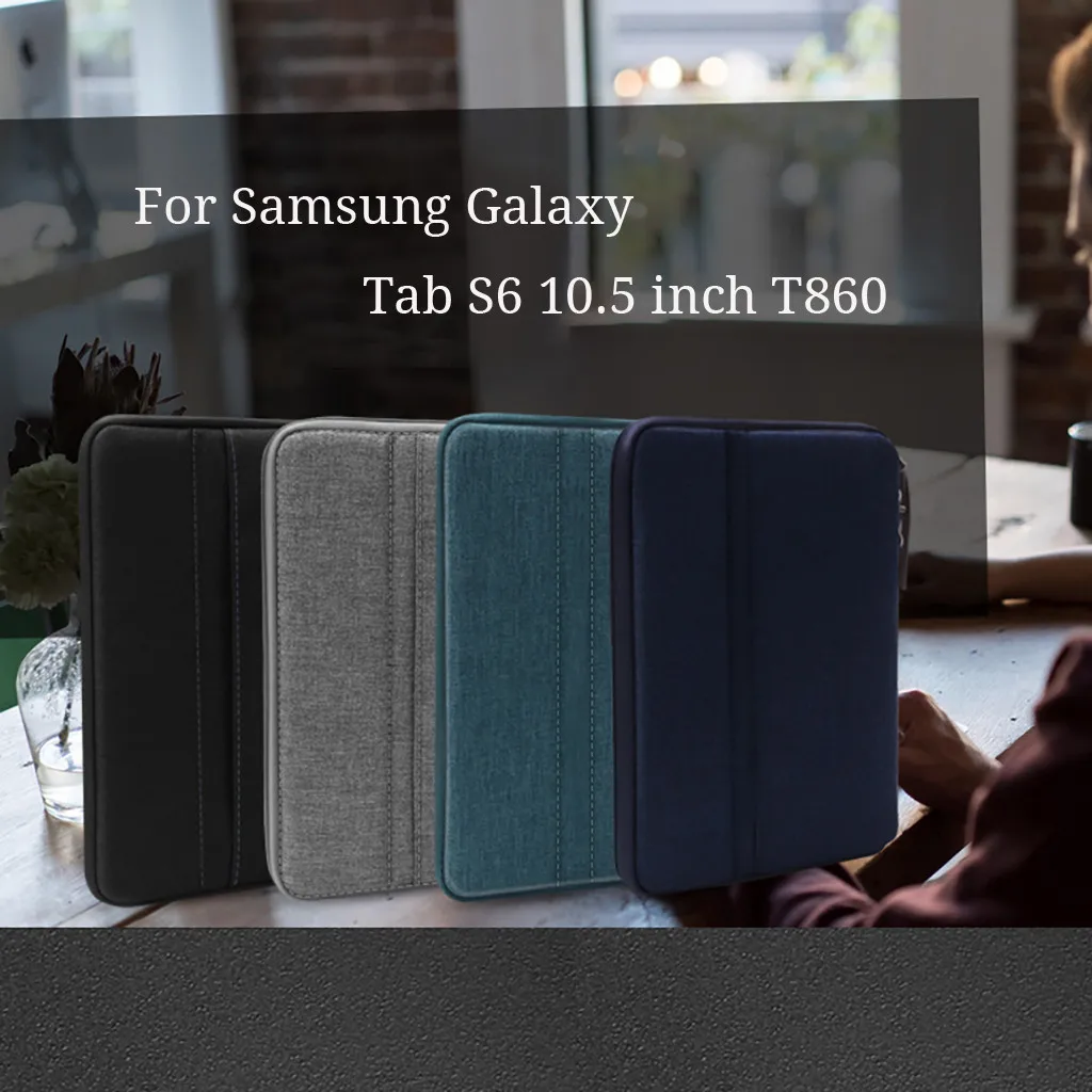 ZGPAX чехол для планшетов для samsung Galaxy Tab S6 10,5 дюймов T860 роскошный защитный планшет мешки-присоски чехол сумка для ноутбука с защитой от царапин