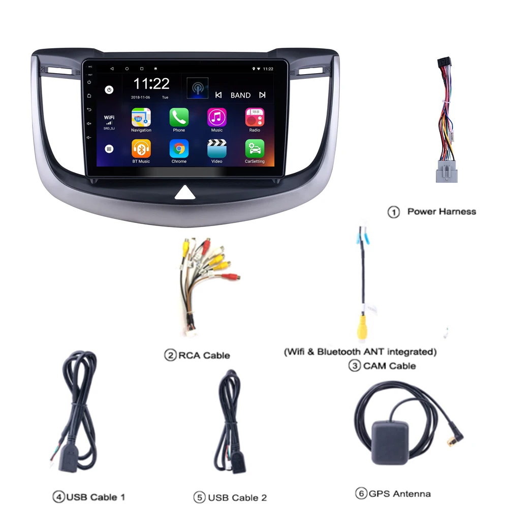 

For Chevrolet Epica 2013-2017 2 Din Car Radio Android 8.1 9 inch Touch screen GPS Navigation Multimedia Player