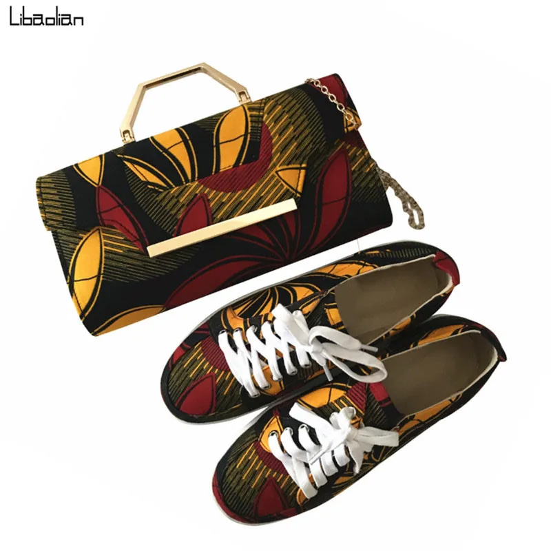 Красного цвета в африканском стиле Анкара хлопок из парафинированной Ткани