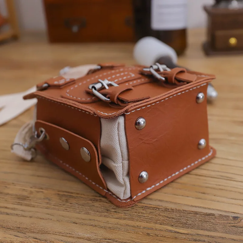 High Quality Handmade Handbag Shoulder Strap Leather Bag Bottoms Vintage PU Bag With Hardware Accessories DIY Messenger Bag Set