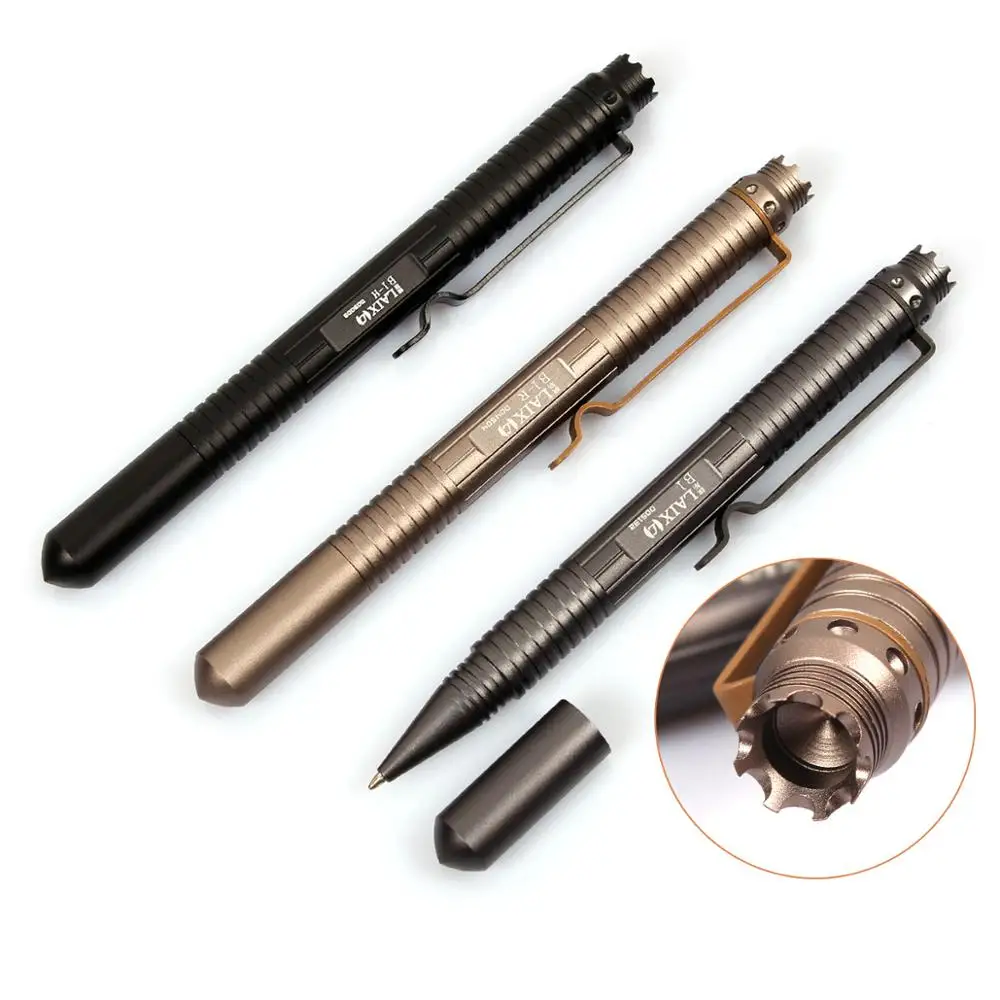 

B1 EDC Portable Tactical Pen Self Defense Tool Aviation Aluminum Anti-skid Self Guard Pen Survival Outdoor Camping Equipment