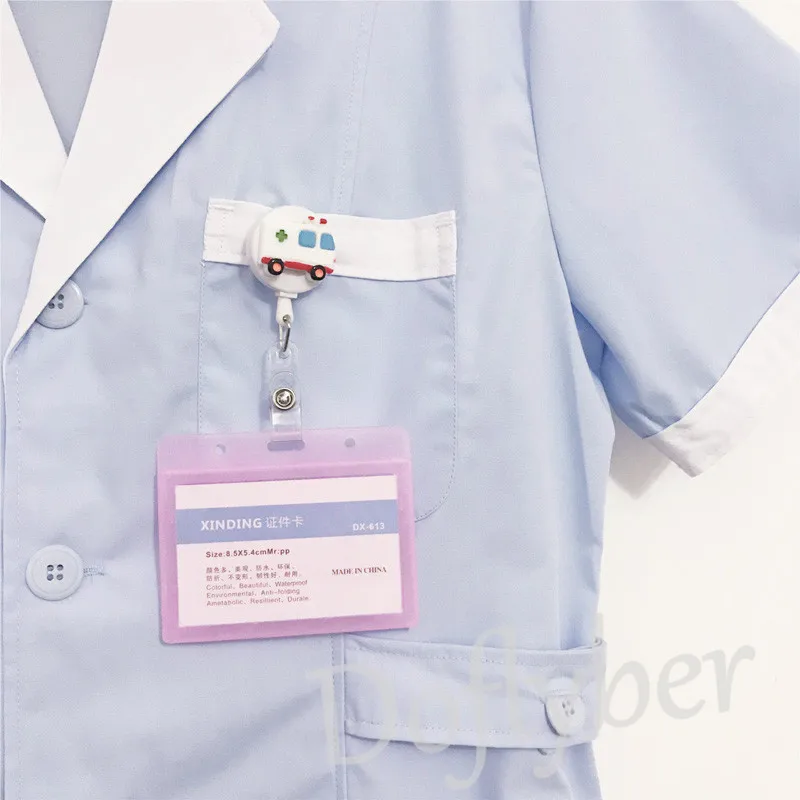 Выдвижной Значок медсестры мультяшный доктор фото удостоверение личности